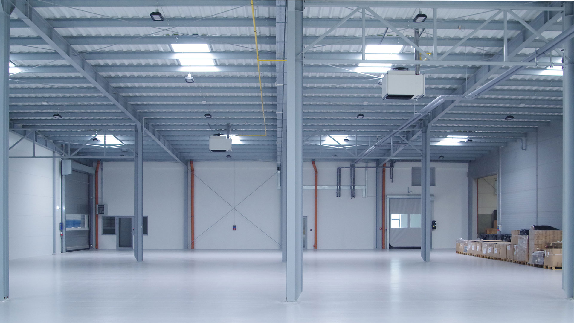 Modernizacja i rozbudowa oświetlenia w hali produkcyjnej oraz parkingu firmy Metal Team
